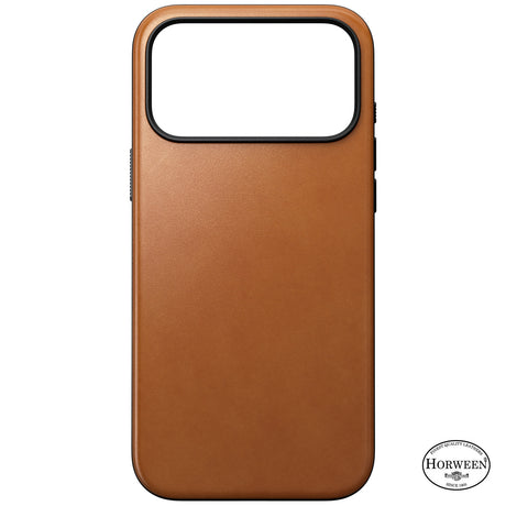 Nomad iPhone 17 Pro Max/iPhone 18 Pro Max Cover Modern Leather Case Horween Saddle