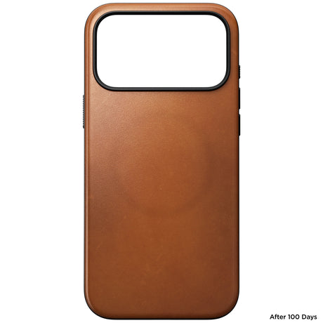 Nomad iPhone 17 Pro Max/iPhone 18 Pro Max Cover Modern Leather Case Horween Saddle