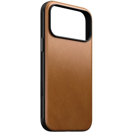 Nomad iPhone 17 Pro Max/iPhone 18 Pro Max Cover Modern Leather Case English Tan