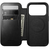 Nomad iPhone 17 Pro/iPhone 18 Pro Etui Modern Leather Folio Horween Sort