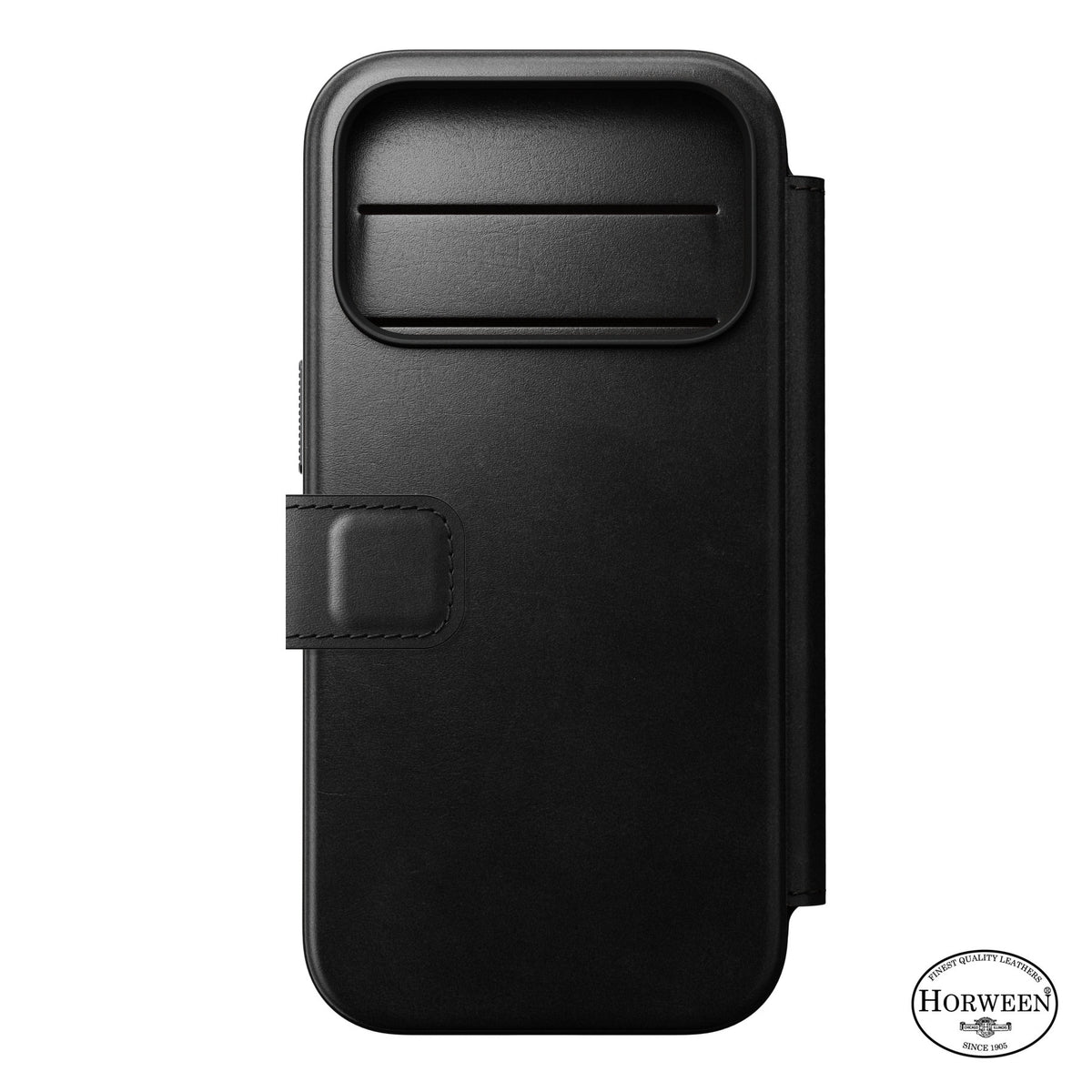 Nomad iPhone 17 Pro/iPhone 18 Pro Etui Modern Leather Folio Horween Sort