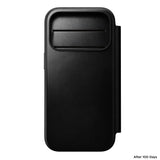 Nomad iPhone 17 Pro/iPhone 18 Pro Etui Modern Leather Folio Horween Sort
