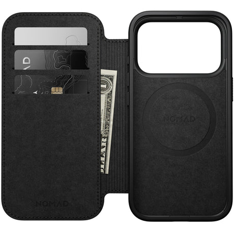 Nomad iPhone 17 Pro/iPhone 18 Pro Etui Modern Leather Folio Brun