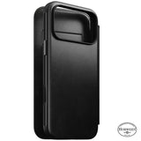 Nomad iPhone 17 Pro Max/iPhone 18 Pro Max Etui Modern Leather Folio Horween Sort