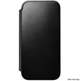 Nomad iPhone 17 Pro Max/iPhone 18 Pro Max Etui Modern Leather Folio Horween Sort