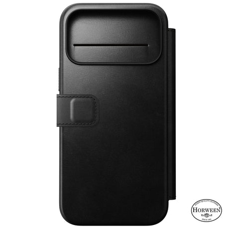 Nomad iPhone 17 Pro Max/iPhone 18 Pro Max Etui Modern Leather Folio Horween Sort