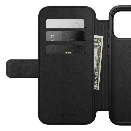 Nomad iPhone 17 Pro Max/iPhone 18 Pro Max Etui Modern Leather Folio Sort