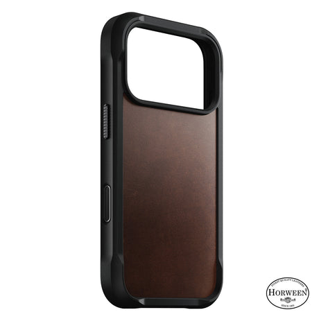 Nomad iPhone 17 Pro/iPhone 18 Pro Cover Rugged Leather Case Rustic Brown