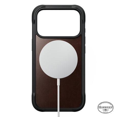 Nomad iPhone 17 Pro/iPhone 18 Pro Cover Rugged Leather Case Rustic Brown