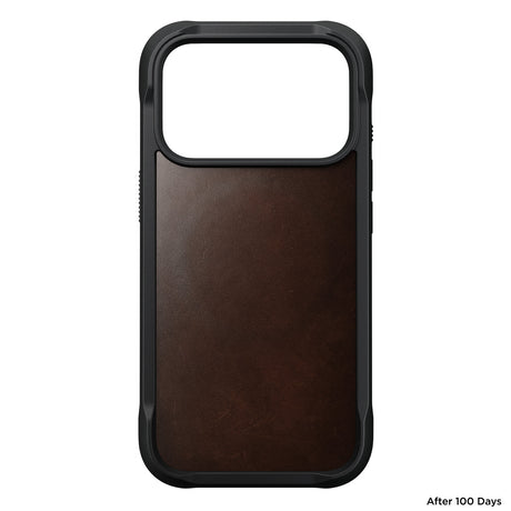 Nomad iPhone 17 Pro/iPhone 18 Pro Cover Rugged Leather Case Rustic Brown