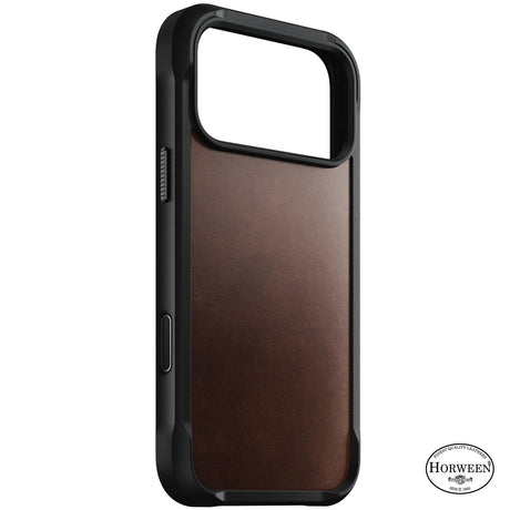 Nomad iPhone 17 Pro Max/iPhone 18 Pro Max Cover Rugged Leather Case Rustic Brown