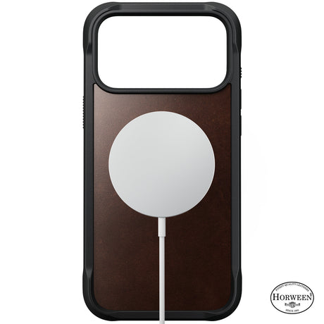 Nomad iPhone 17 Pro Max/iPhone 18 Pro Max Cover Rugged Leather Case Rustic Brown