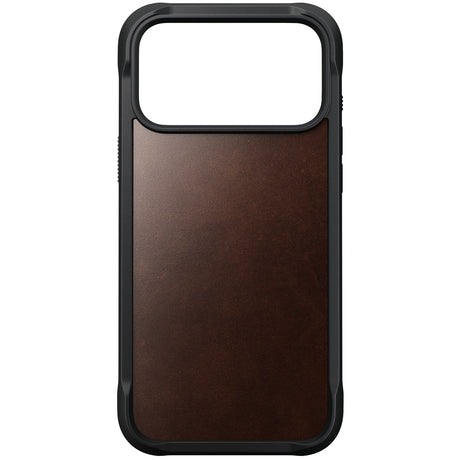 Nomad iPhone 17 Pro Max/iPhone 18 Pro Max Cover Rugged Leather Case Rustic Brown