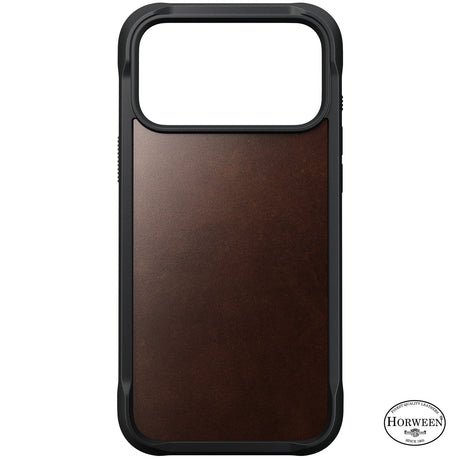 Nomad iPhone 17 Pro Max/iPhone 18 Pro Max Cover Rugged Leather Case Rustic Brown