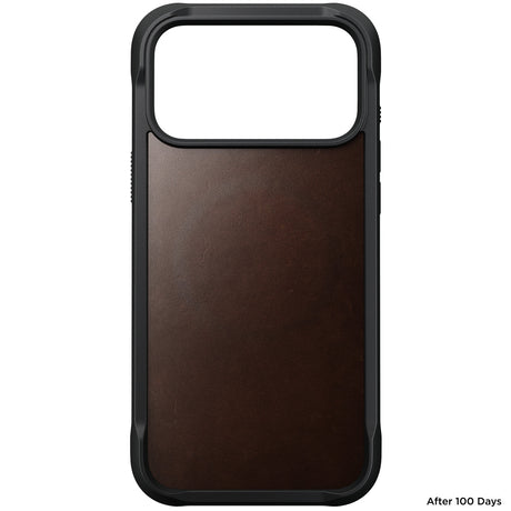 Nomad iPhone 17 Pro Max/iPhone 18 Pro Max Cover Rugged Leather Case Rustic Brown
