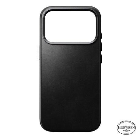 Nomad iPhone 17 Pro/iPhone 18 Pro Cover Traditional Leather Case Horween Sort