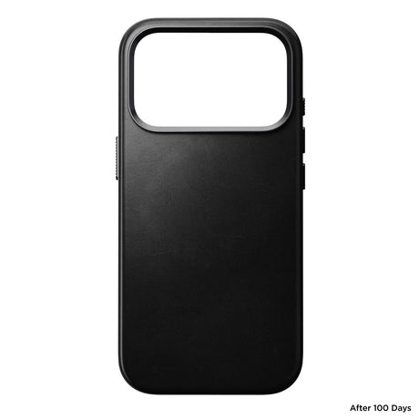 Nomad iPhone 17 Pro/iPhone 18 Pro Cover Traditional Leather Case Horween Sort