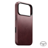 Nomad iPhone 17 Pro/iPhone 18 Pro Cover Traditional Leather Case Horween Burgundy