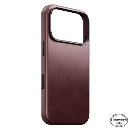 Nomad iPhone 17 Pro/iPhone 18 Pro Cover Traditional Leather Case Horween Burgundy