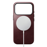 Nomad iPhone 17 Pro/iPhone 18 Pro Cover Traditional Leather Case Horween Burgundy