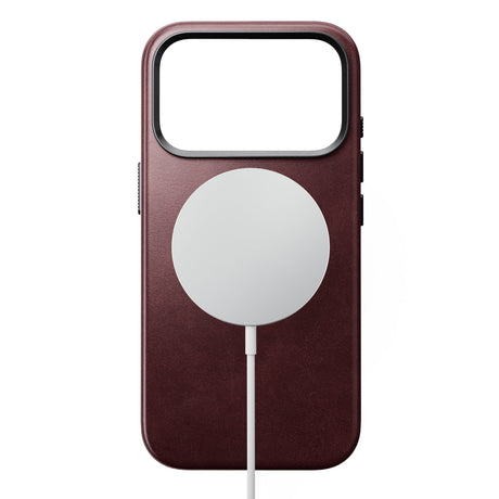 Nomad iPhone 17 Pro/iPhone 18 Pro Cover Traditional Leather Case Horween Burgundy