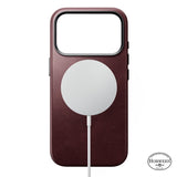 Nomad iPhone 17 Pro/iPhone 18 Pro Cover Traditional Leather Case Horween Burgundy