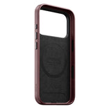 Nomad iPhone 17 Pro/iPhone 18 Pro Cover Traditional Leather Case Horween Burgundy