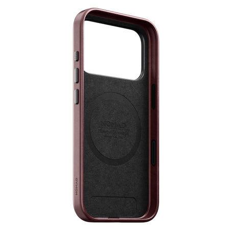 Nomad iPhone 17 Pro/iPhone 18 Pro Cover Traditional Leather Case Horween Burgundy