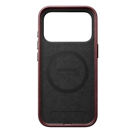 Nomad iPhone 17 Pro/iPhone 18 Pro Cover Traditional Leather Case Horween Burgundy