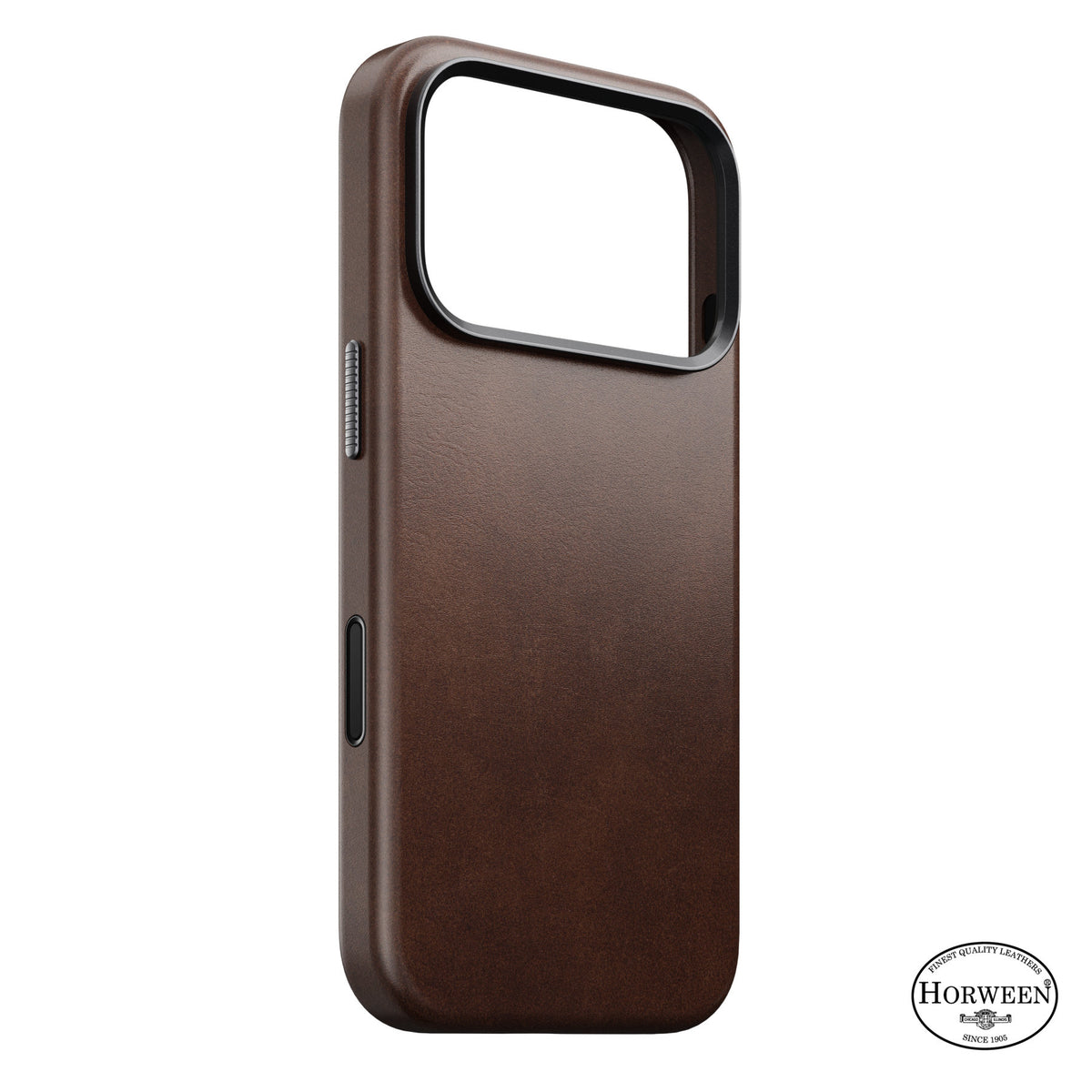Nomad iPhone 17 Pro/iPhone 18 Pro Cover Traditional Leather Case Horween Rustic Brown
