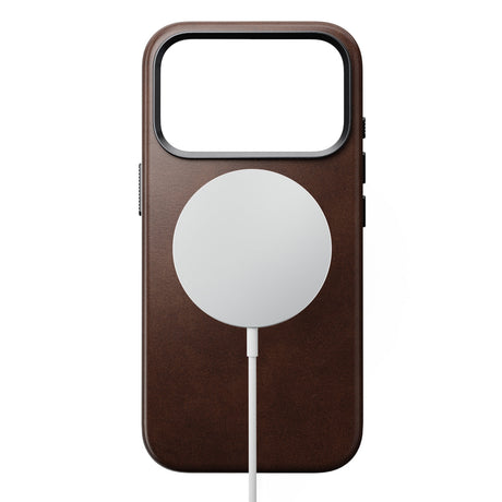 Nomad iPhone 17 Pro/iPhone 18 Pro Cover Traditional Leather Case Horween Rustic Brown