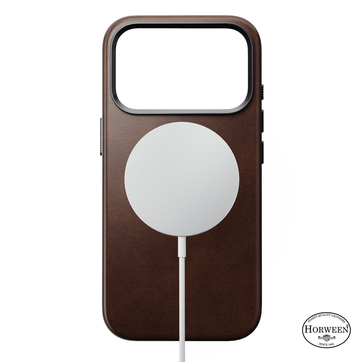 Nomad iPhone 17 Pro/iPhone 18 Pro Cover Traditional Leather Case Horween Rustic Brown