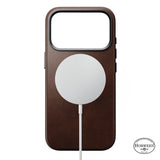 Nomad iPhone 17 Pro/iPhone 18 Pro Cover Traditional Leather Case Horween Rustic Brown