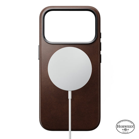 Nomad iPhone 17 Pro/iPhone 18 Pro Cover Traditional Leather Case Horween Rustic Brown