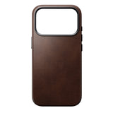 Nomad iPhone 17 Pro/iPhone 18 Pro Cover Traditional Leather Case Horween Rustic Brown