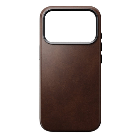 Nomad iPhone 17 Pro/iPhone 18 Pro Cover Traditional Leather Case Horween Rustic Brown