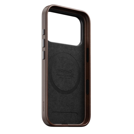 Nomad iPhone 17 Pro/iPhone 18 Pro Cover Traditional Leather Case Horween Rustic Brown