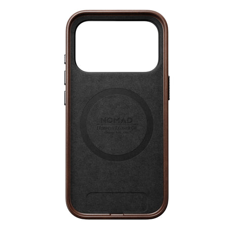 Nomad iPhone 17 Pro/iPhone 18 Pro Cover Traditional Leather Case Horween Rustic Brown