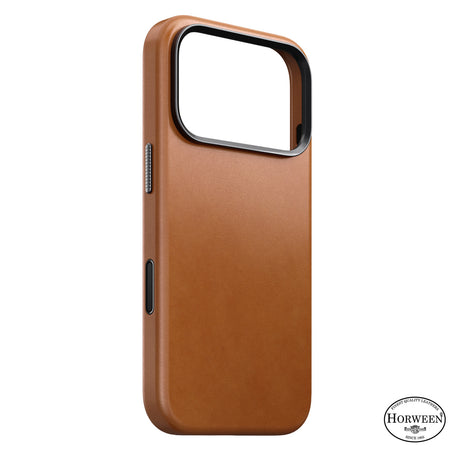 Nomad iPhone 17 Pro/iPhone 18 Pro Cover Traditional Leather Case Horween Saddle