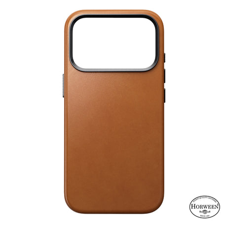 Nomad iPhone 17 Pro/iPhone 18 Pro Cover Traditional Leather Case Horween Saddle