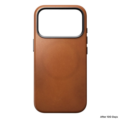 Nomad iPhone 17 Pro/iPhone 18 Pro Cover Traditional Leather Case Horween Saddle