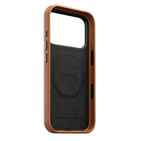 Nomad iPhone 17 Pro/iPhone 18 Pro Cover Traditional Leather Case Horween Saddle