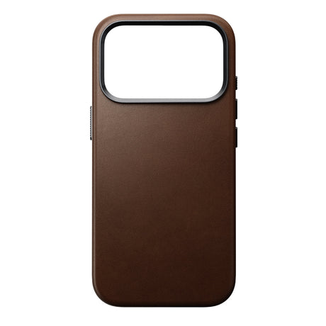 Nomad iPhone 17 Pro/iPhone 18 Pro Cover Traditional Leather Case Brun