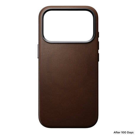 Nomad iPhone 17 Pro/iPhone 18 Pro Cover Traditional Leather Case Brun