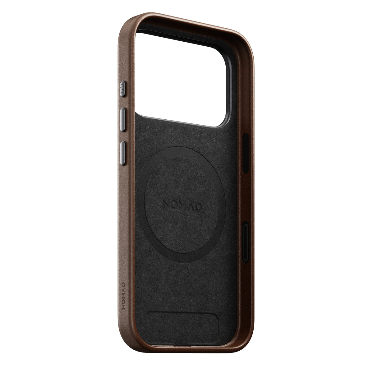 Nomad iPhone 17 Pro/iPhone 18 Pro Cover Traditional Leather Case Brun