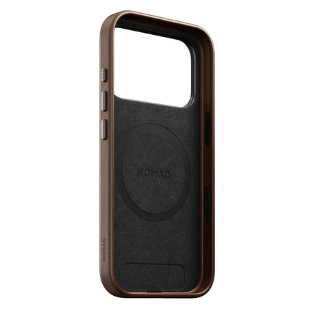 Nomad iPhone 17 Pro/iPhone 18 Pro Cover Traditional Leather Case Brun