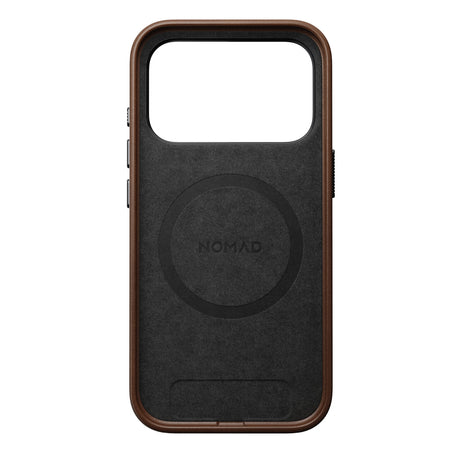 Nomad iPhone 17 Pro/iPhone 18 Pro Cover Traditional Leather Case Brun