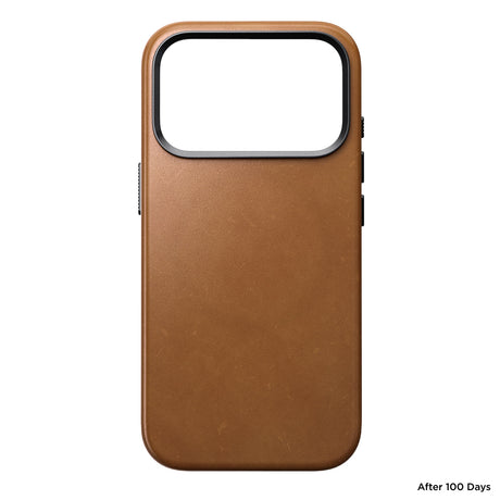 Nomad iPhone 17 Pro/iPhone 18 Pro Cover Traditional Leather Case English Tan