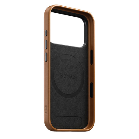 Nomad iPhone 17 Pro/iPhone 18 Pro Cover Traditional Leather Case English Tan
