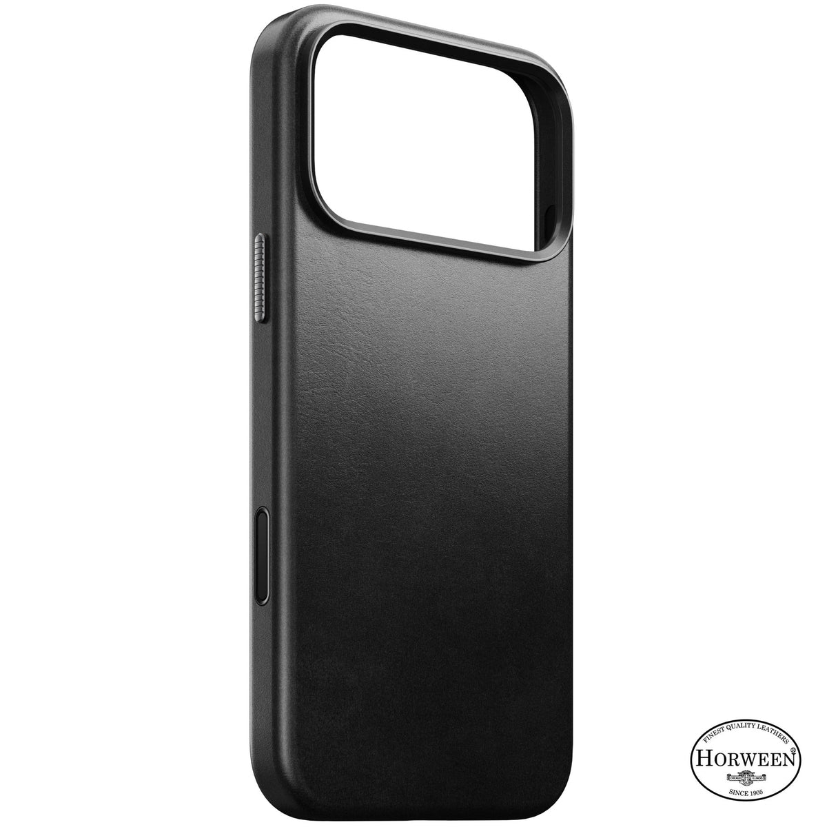 Nomad iPhone 17 Pro Max/iPhone 18 Pro Max Cover Traditional Leather Case Horween Sort